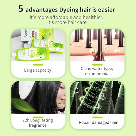 Apple Hair Color Ammonia Free
