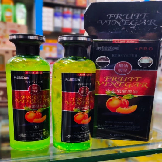 Fruit Vinegar Hair Color Shampoo Natural Hair Color Dye for Black Hair-1000ml