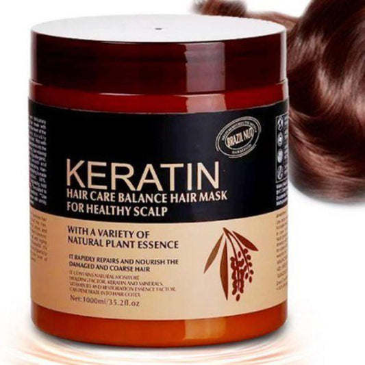 Keratin Hair Care Mask Keratin Hair Treatment for Healthy Scalp Smooth Shiny Frizz Free Hair – 500 ml