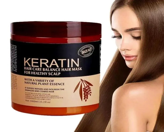 Keratin Hair Care Mask Keratin Hair Treatment for Healthy Scalp Smooth Shiny Frizz Free Hair – 500 ml